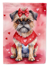 Load image into Gallery viewer, Brussels Griffon My Valentine House Flag