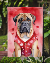 Load image into Gallery viewer, Bullmastiff Valentine’s Day Garden Flag – Dog-Themed Heart Yard Decor