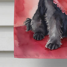 Load image into Gallery viewer, Cairn Terrier My Valentine House Flag