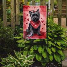 Load image into Gallery viewer, Cairn Terrier Valentine’s Day Garden Flag – Dog-Themed Heart Yard Decor