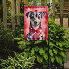 Load image into Gallery viewer, Catahoula Valentine’s Day Garden Flag – Dog-Themed Heart Yard Decor