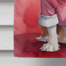 Load image into Gallery viewer, Cavalier Spaniel My Valentine House Flag