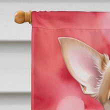 Load image into Gallery viewer, Chihuahua My Valentine House Flag