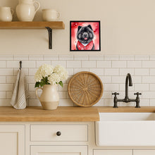 Load image into Gallery viewer, Chow Chow My Valentine Framed Metal Print