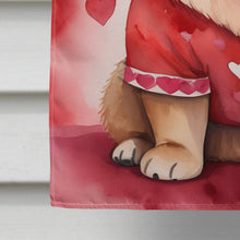 Load image into Gallery viewer, Chow Chow My Valentine House Flag