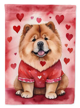 Load image into Gallery viewer, Chow Chow My Valentine House Flag