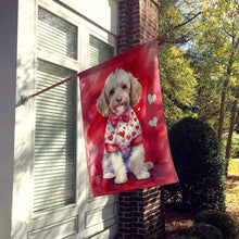 Load image into Gallery viewer, Cockapoo My Valentine House Flag