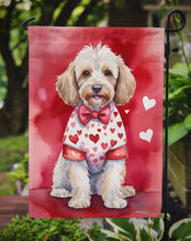 Load image into Gallery viewer, Cockapoo Valentine’s Day Garden Flag – Dog-Themed Heart Yard Decor