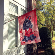 Load image into Gallery viewer, Cocker Spaniel My Valentine House Flag