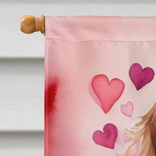 Load image into Gallery viewer, Cocker Spaniel My Valentine House Flag