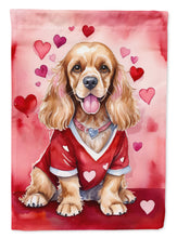 Load image into Gallery viewer, Cocker Spaniel My Valentine House Flag