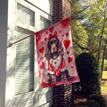 Load image into Gallery viewer, Cocker Spaniel My Valentine House Flag