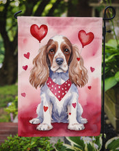 Load image into Gallery viewer, Cocker Spaniel Valentine’s Day Garden Flag – Dog-Themed Heart Yard Decor