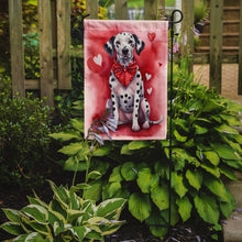 Load image into Gallery viewer, Dalmatian Valentine’s Day Garden Flag – Dog-Themed Heart Yard Decor