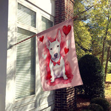 Load image into Gallery viewer, English Bull Terrier My Valentine House Flag