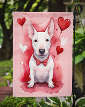 Load image into Gallery viewer, English Bull Terrier Valentine’s Day Garden Flag – Dog-Themed Heart Yard Decor