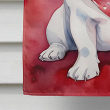 Load image into Gallery viewer, English Bulldog My Valentine House Flag