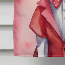 Load image into Gallery viewer, English Foxhound My Valentine House Flag
