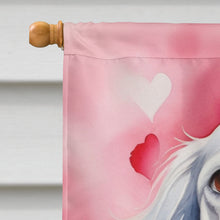 Load image into Gallery viewer, English Setter My Valentine House Flag