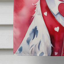 Load image into Gallery viewer, English Setter My Valentine House Flag