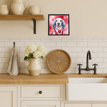 Load image into Gallery viewer, English Setter My Valentine Framed Metal Print