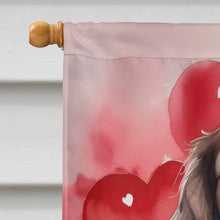 Load image into Gallery viewer, English Springer Spaniel My Valentine House Flag