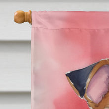 Load image into Gallery viewer, Fox Terrier My Valentine House Flag