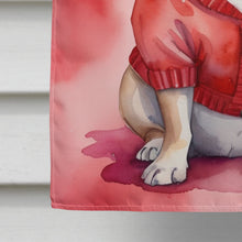 Load image into Gallery viewer, French Bulldog My Valentine House Flag