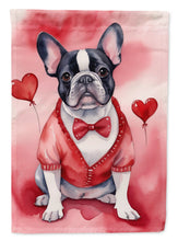 Load image into Gallery viewer, French Bulldog My Valentine House Flag