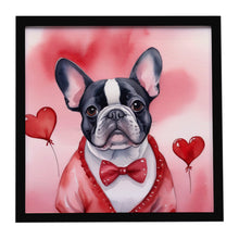 Load image into Gallery viewer, French Bulldog My Valentine Framed Metal Print