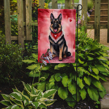 Load image into Gallery viewer, German Shepherd Valentine’s Day Garden Flag – Dog-Themed Heart Yard Decor
