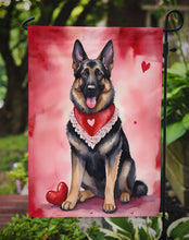 Load image into Gallery viewer, German Shepherd Valentine’s Day Garden Flag – Dog-Themed Heart Yard Decor