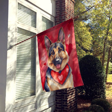 Load image into Gallery viewer, German Shepherd My Valentine House Flag