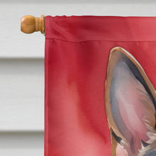 Load image into Gallery viewer, German Shepherd My Valentine House Flag