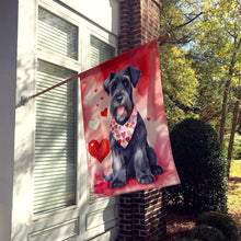 Load image into Gallery viewer, Giant Schnauzer My Valentine House Flag