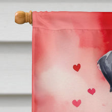 Load image into Gallery viewer, Giant Schnauzer My Valentine House Flag