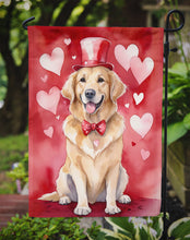 Load image into Gallery viewer, Golden Retriever Valentine’s Day Garden Flag – Dog-Themed Heart Yard Decor