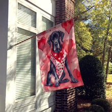 Load image into Gallery viewer, Great Dane My Valentine House Flag