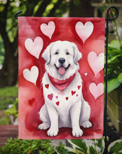Load image into Gallery viewer, Great Pyrenees Valentine’s Day Garden Flag – Dog-Themed Heart Yard Decor