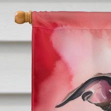 Load image into Gallery viewer, Greyhound My Valentine House Flag
