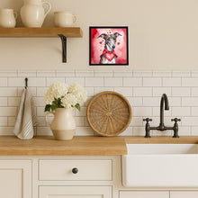 Load image into Gallery viewer, Greyhound My Valentine Framed Metal Print