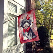 Load image into Gallery viewer, Havanese My Valentine House Flag