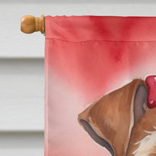 Load image into Gallery viewer, Irish Terrier My Valentine House Flag
