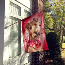 Load image into Gallery viewer, Irish Terrier My Valentine House Flag