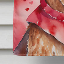 Load image into Gallery viewer, Irish Terrier My Valentine House Flag