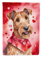 Load image into Gallery viewer, Irish Terrier My Valentine House Flag