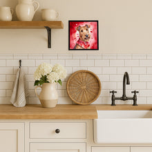 Load image into Gallery viewer, Irish Terrier My Valentine Framed Metal Print
