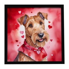 Load image into Gallery viewer, Irish Terrier My Valentine Framed Metal Print