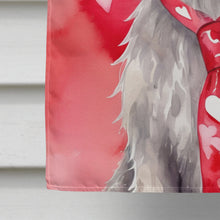 Load image into Gallery viewer, Irish Wolfhound My Valentine House Flag