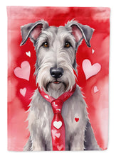 Load image into Gallery viewer, Irish Wolfhound My Valentine House Flag